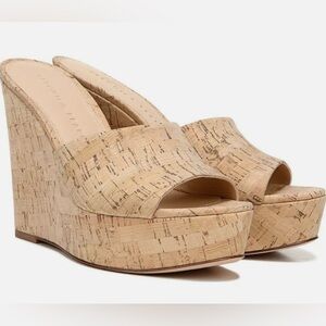 Dali Wedges in Natural Cork NIB